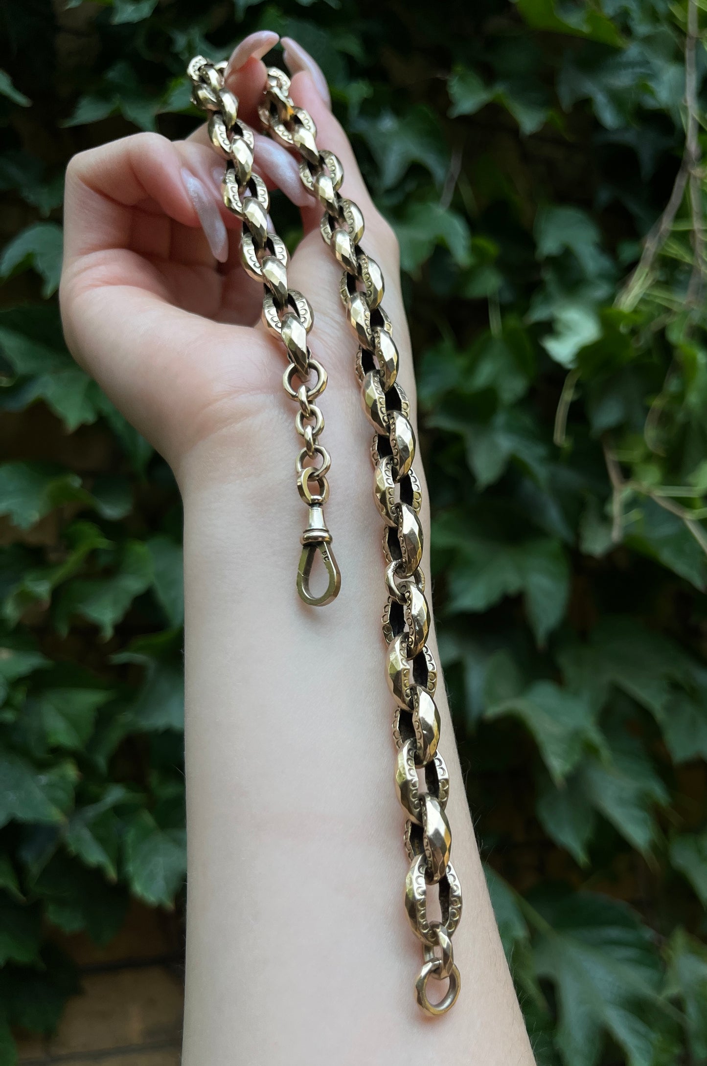 Antique 9K Cable Chain