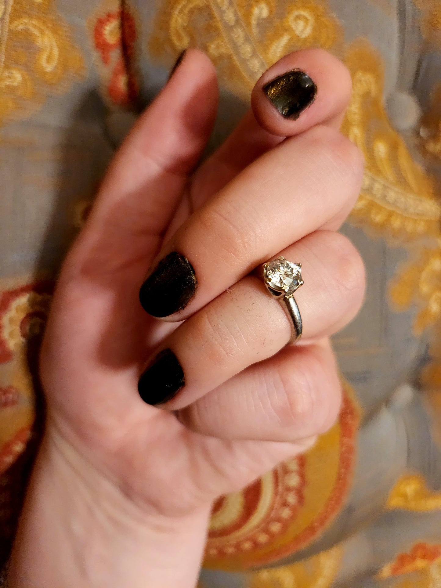 Classic Platinum & Diamond Solitaire Ring