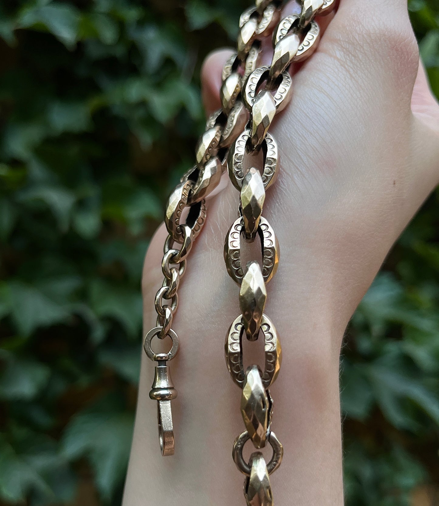 Antique 9K Cable Chain