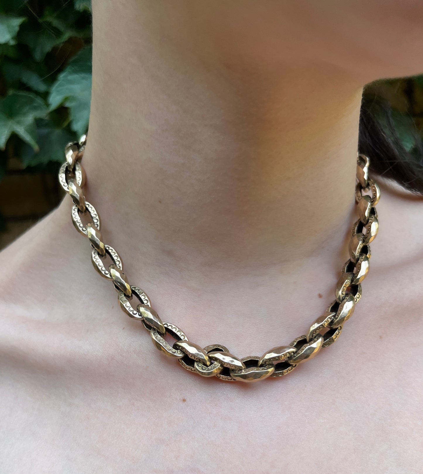 Antique 9K Cable Chain