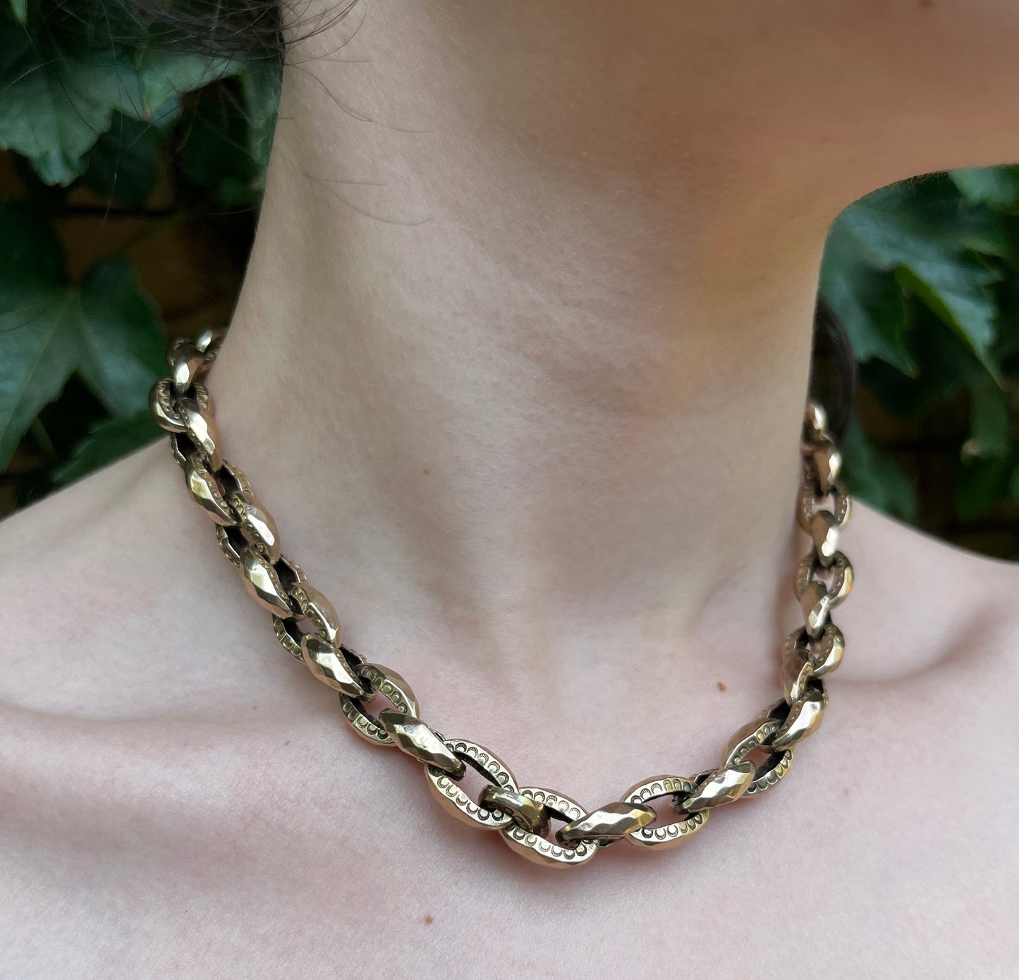 Antique 9K Cable Chain