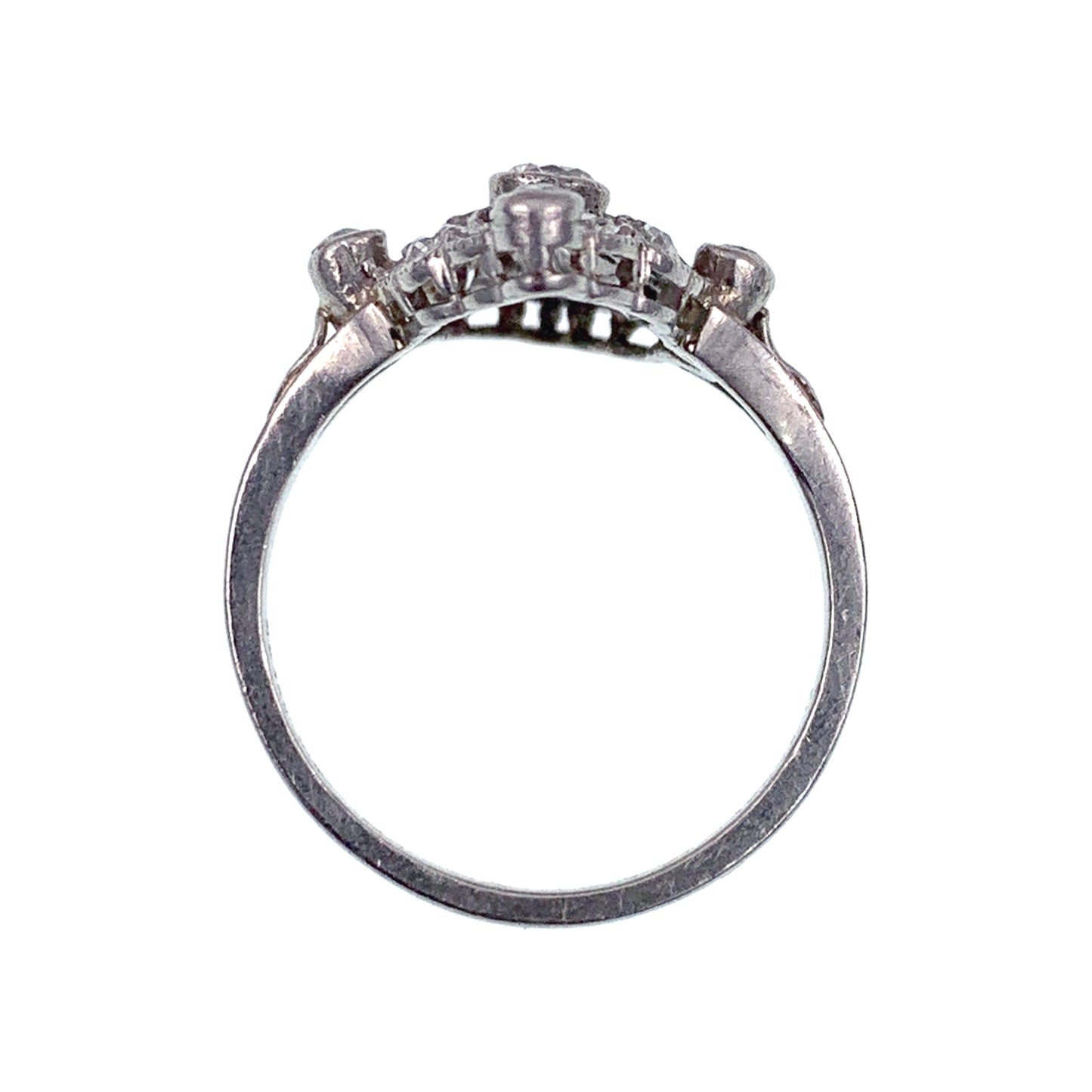SOLD Antique Art Deco Platinum & Diamond Ring