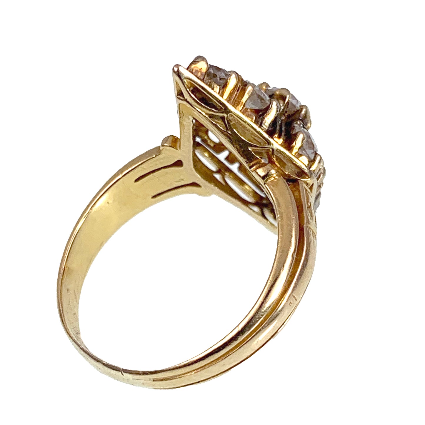 SOLD- Antique Edwardian18K & Diamond Dinner Ring