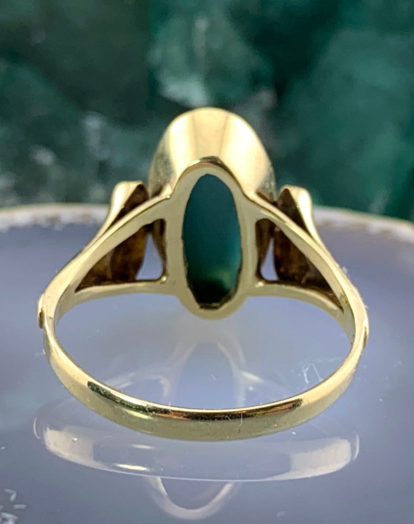 SOLD Estate 14K & Turquoise Ring