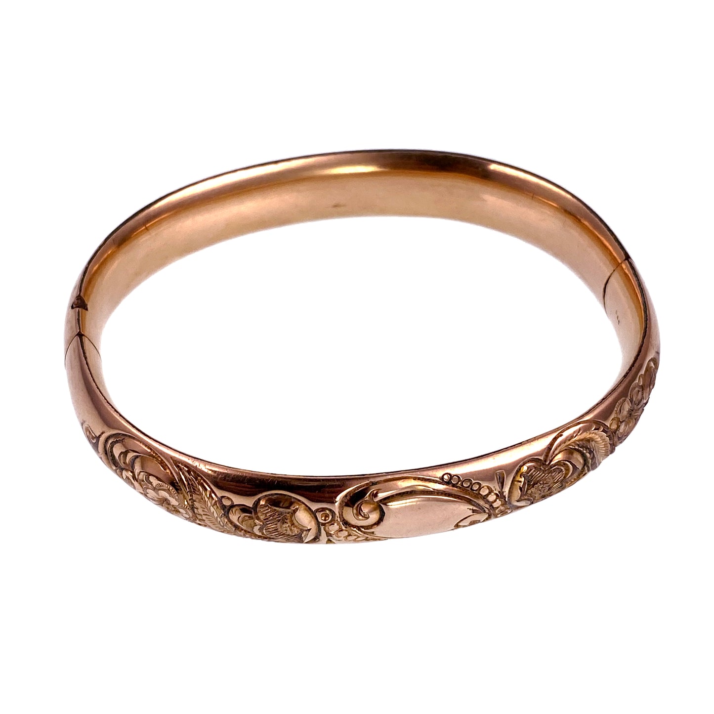 Antique Gold Filled Bangle Bracelet K