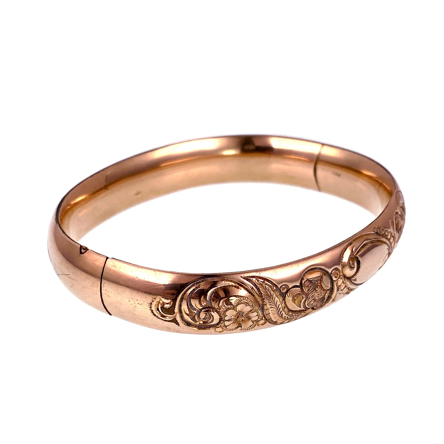Antique Gold Filled Bangle Bracelet K