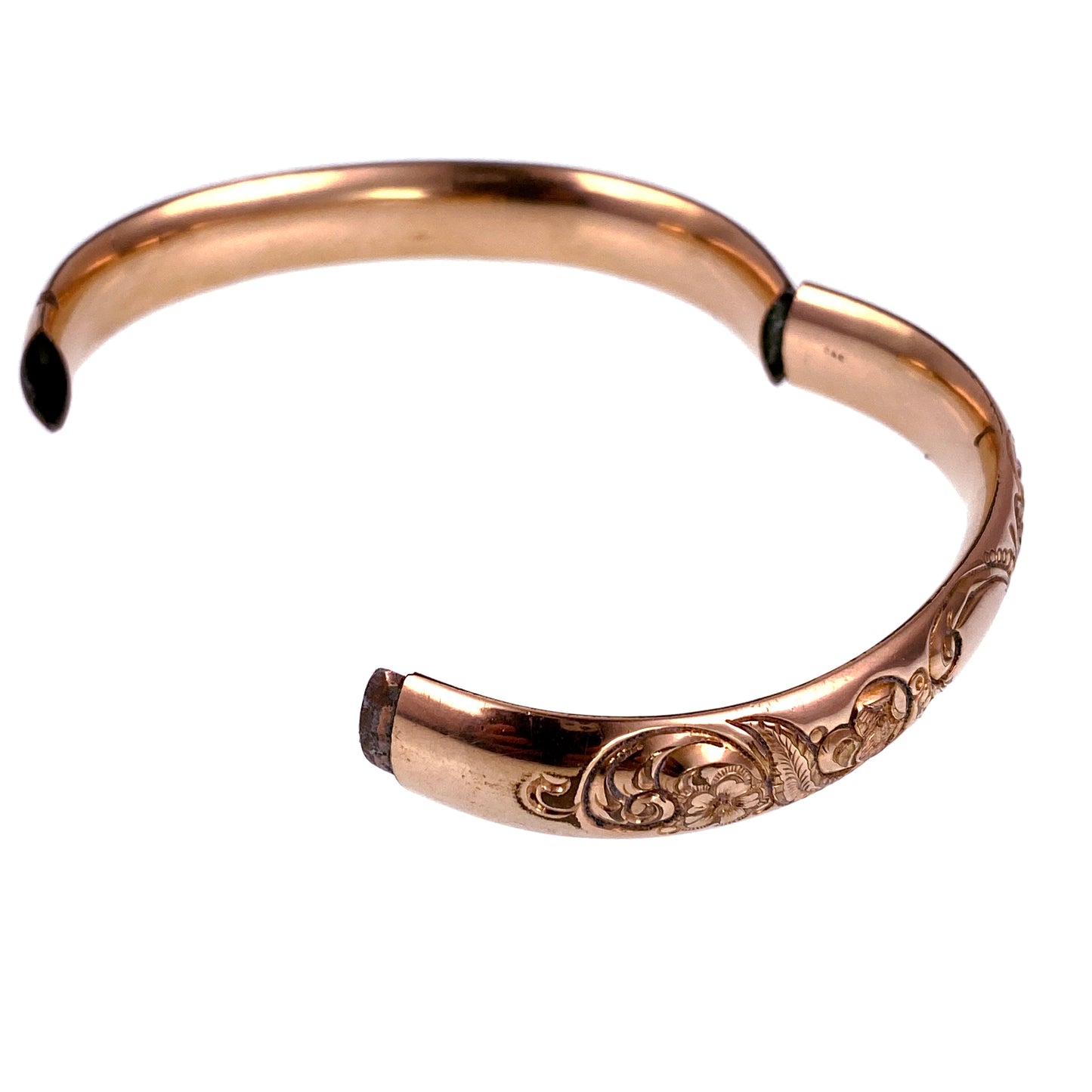 Antique Gold Filled Bangle Bracelet K