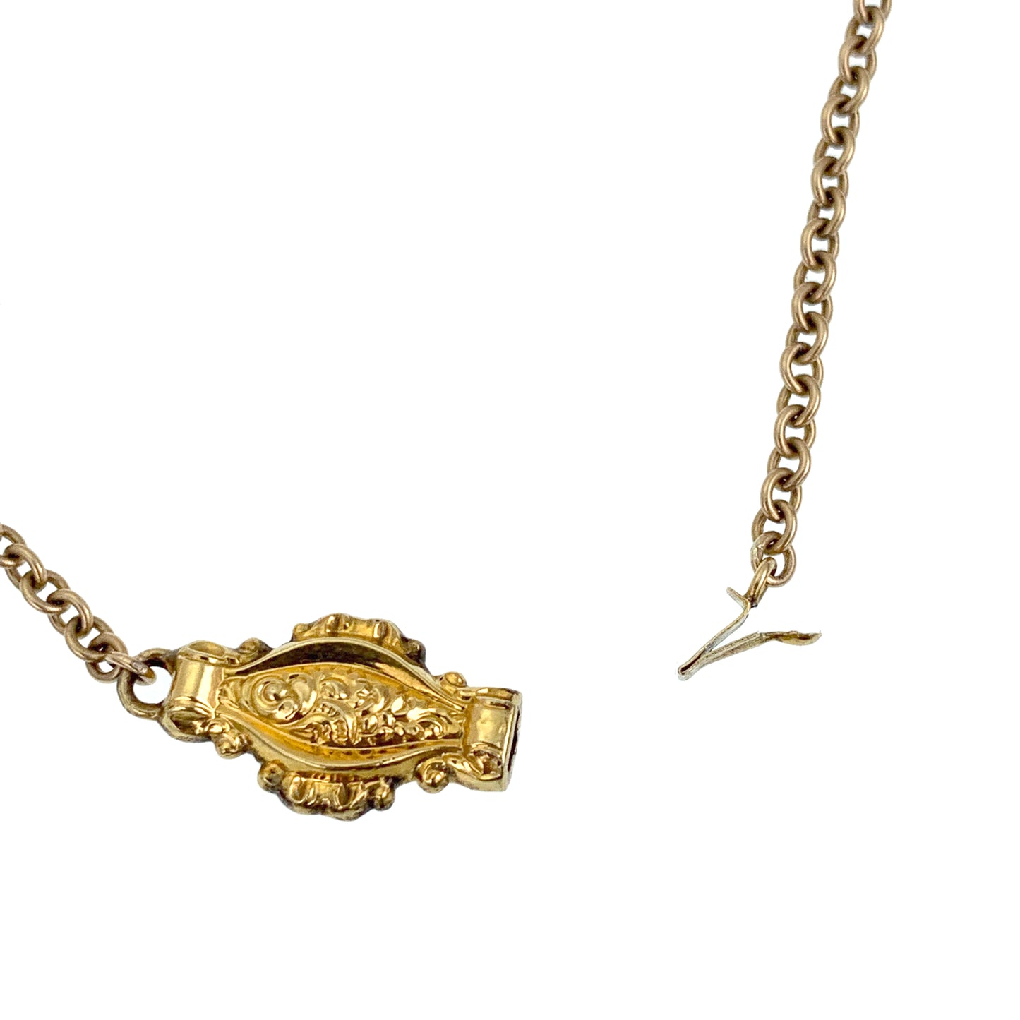 SOLD Antique Georgian Period 14K & Garnet Necklace