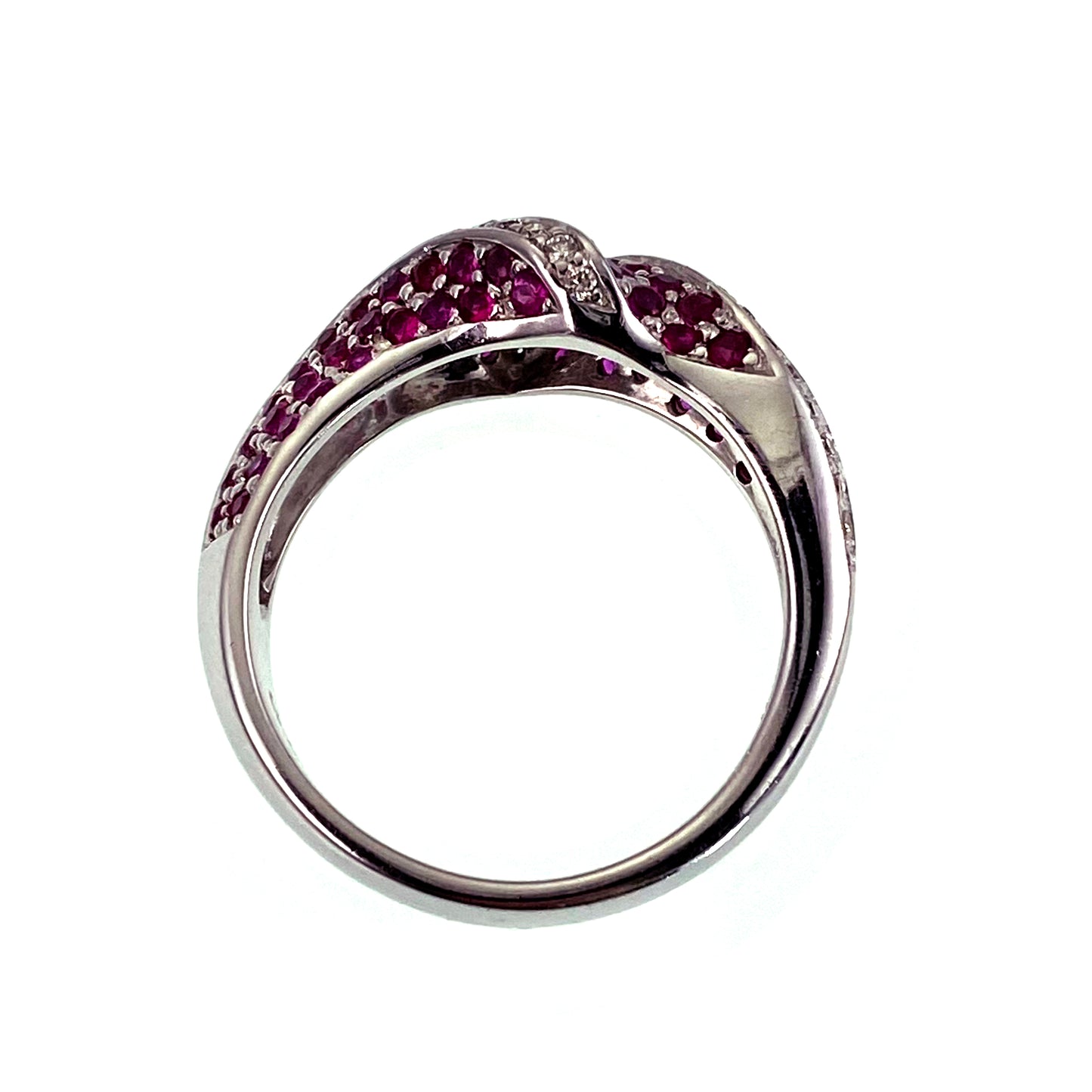 14K, Diamond & Ruby Estate Ring