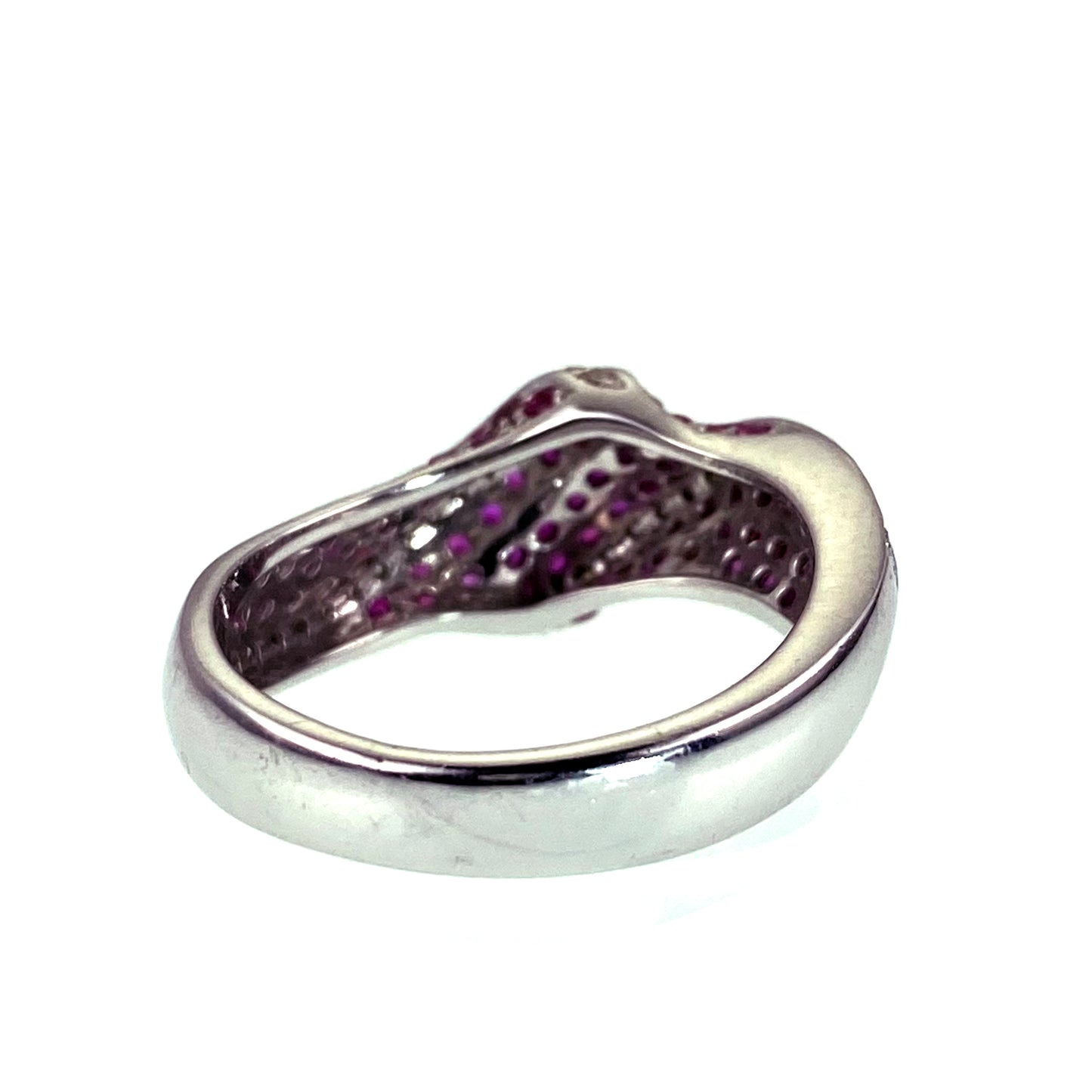 14K, Diamond & Ruby Estate Ring