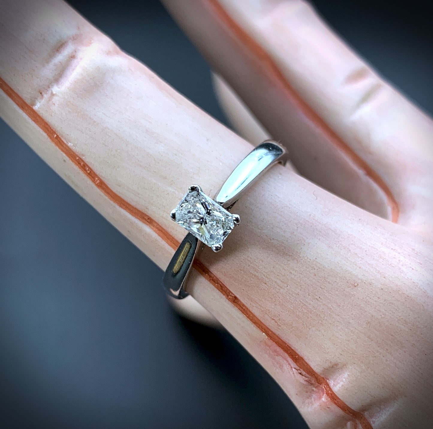 Platinum Diamond Ring Circa 1980-90