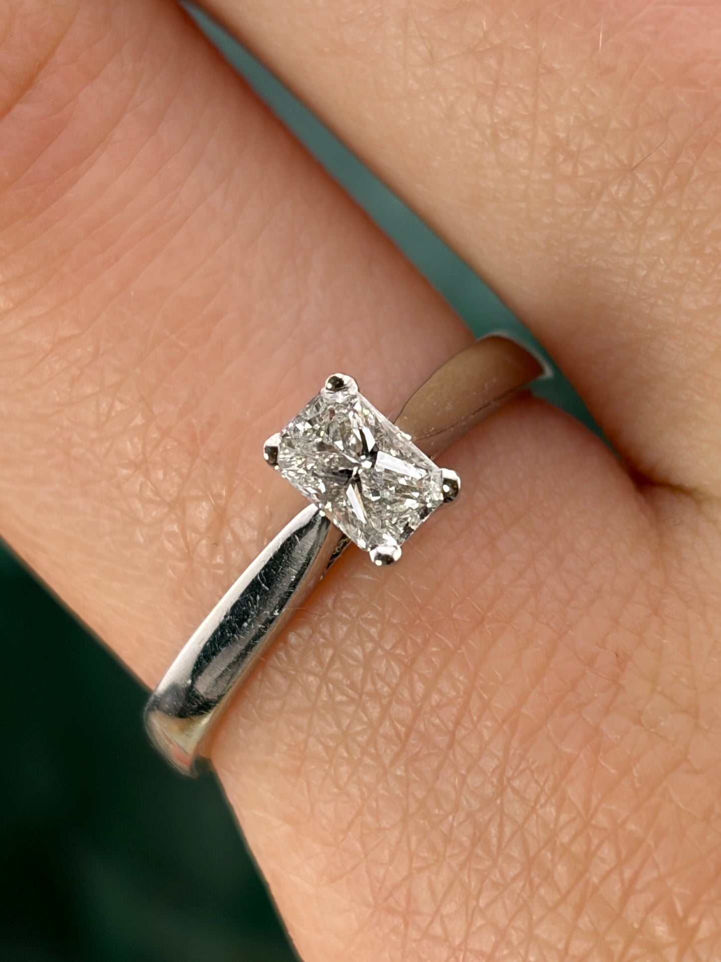 Platinum Diamond Ring Circa 1980-90