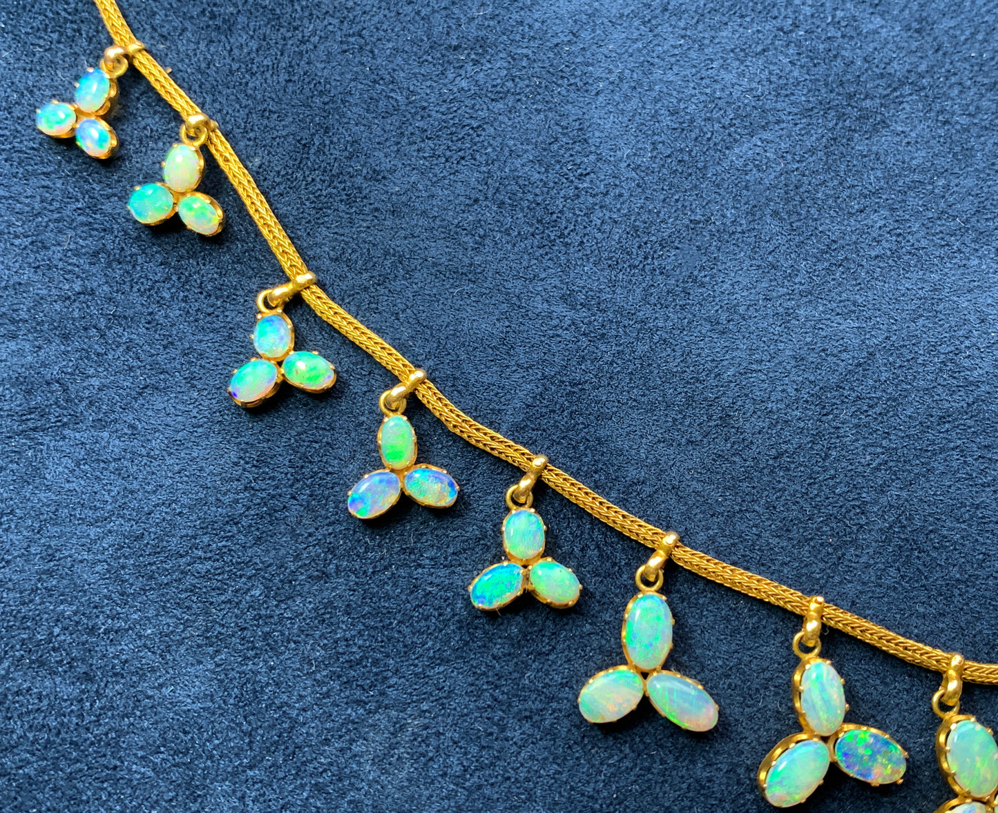 Sold Antique 14K & Opal Necklace