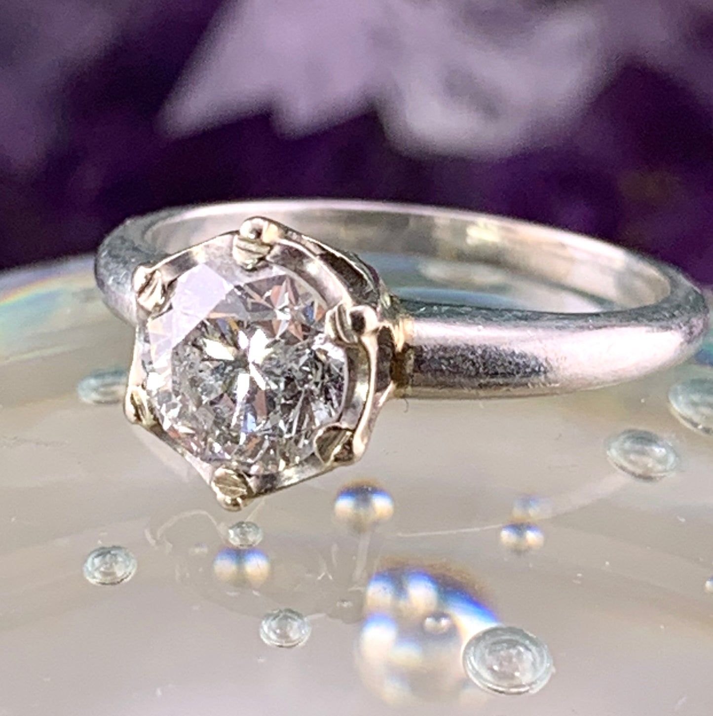 Classic Platinum & Diamond Solitaire Ring