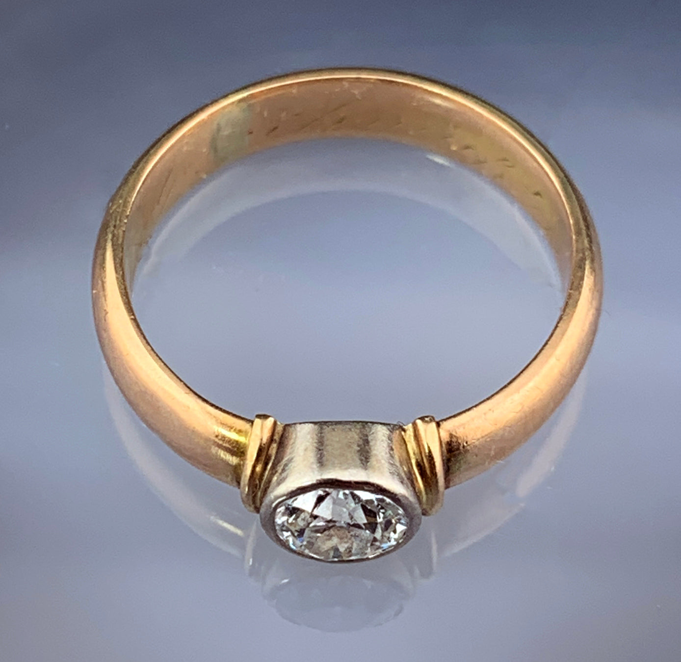 Antique 14K & Diamond Ring