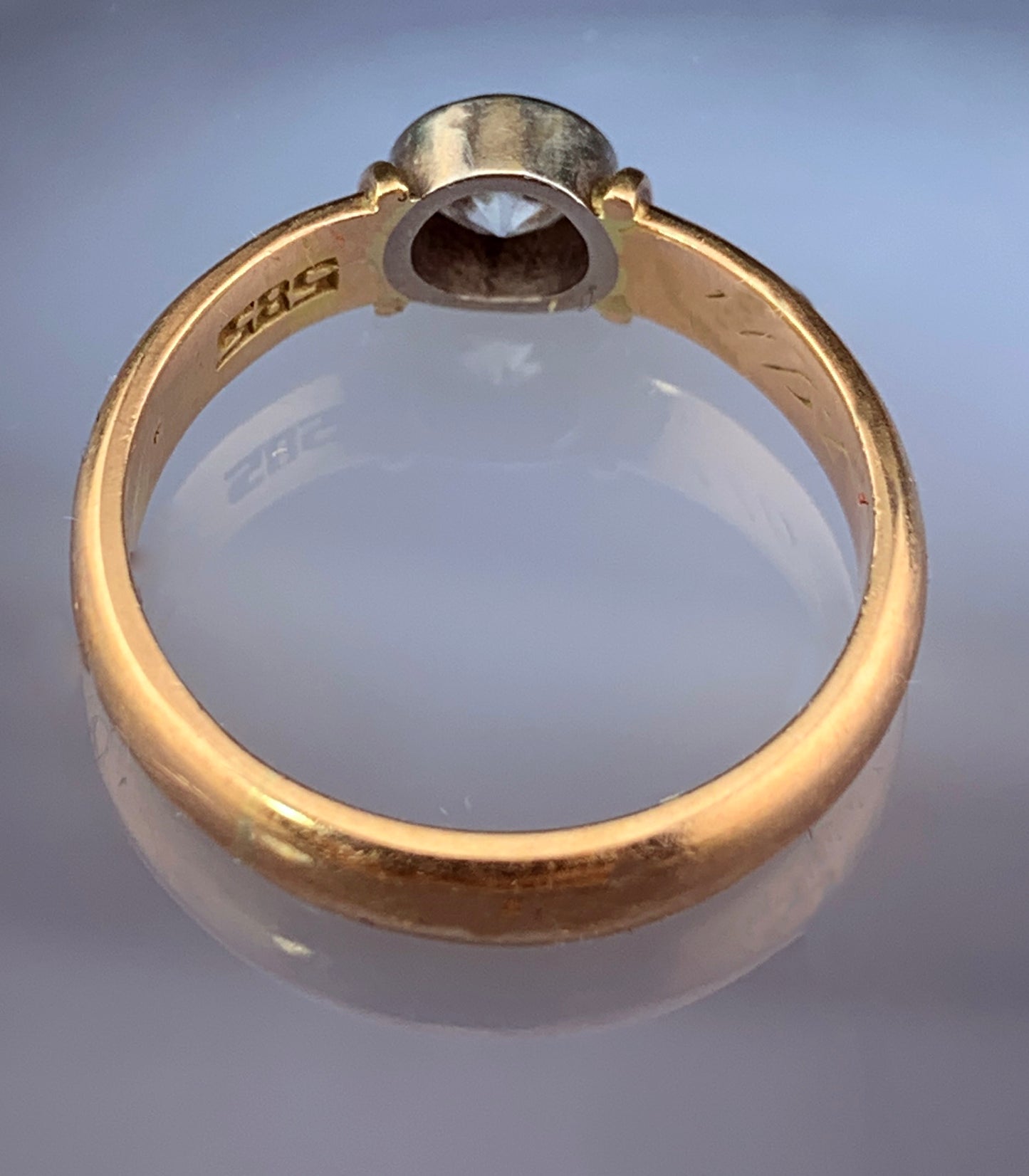 Antique 14K & Diamond Ring