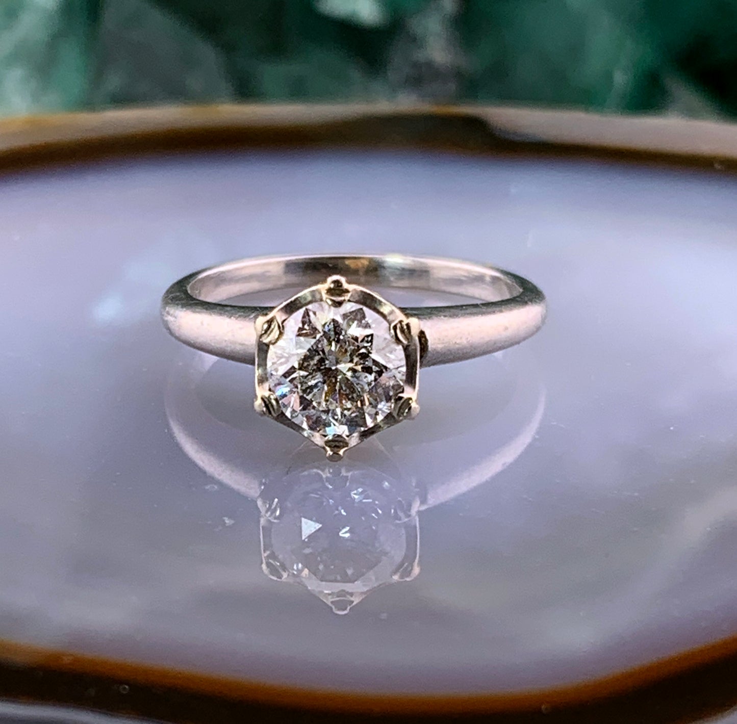 Classic Platinum & Diamond Solitaire Ring
