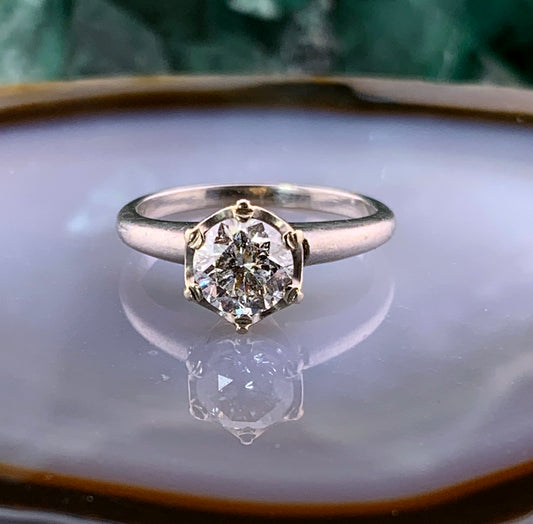 Classic Platinum & Diamond Solitaire Ring