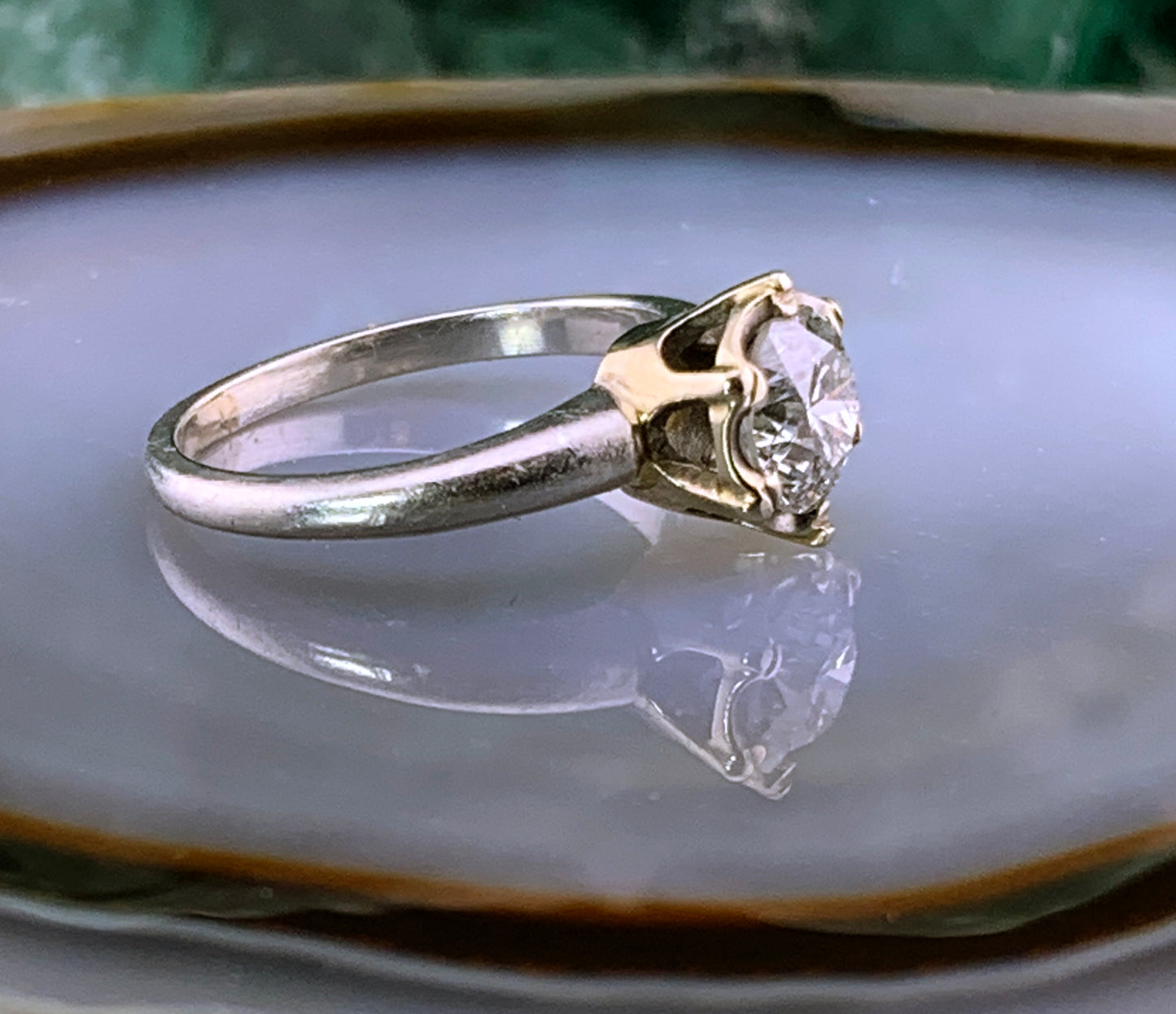 Classic Platinum & Diamond Solitaire Ring