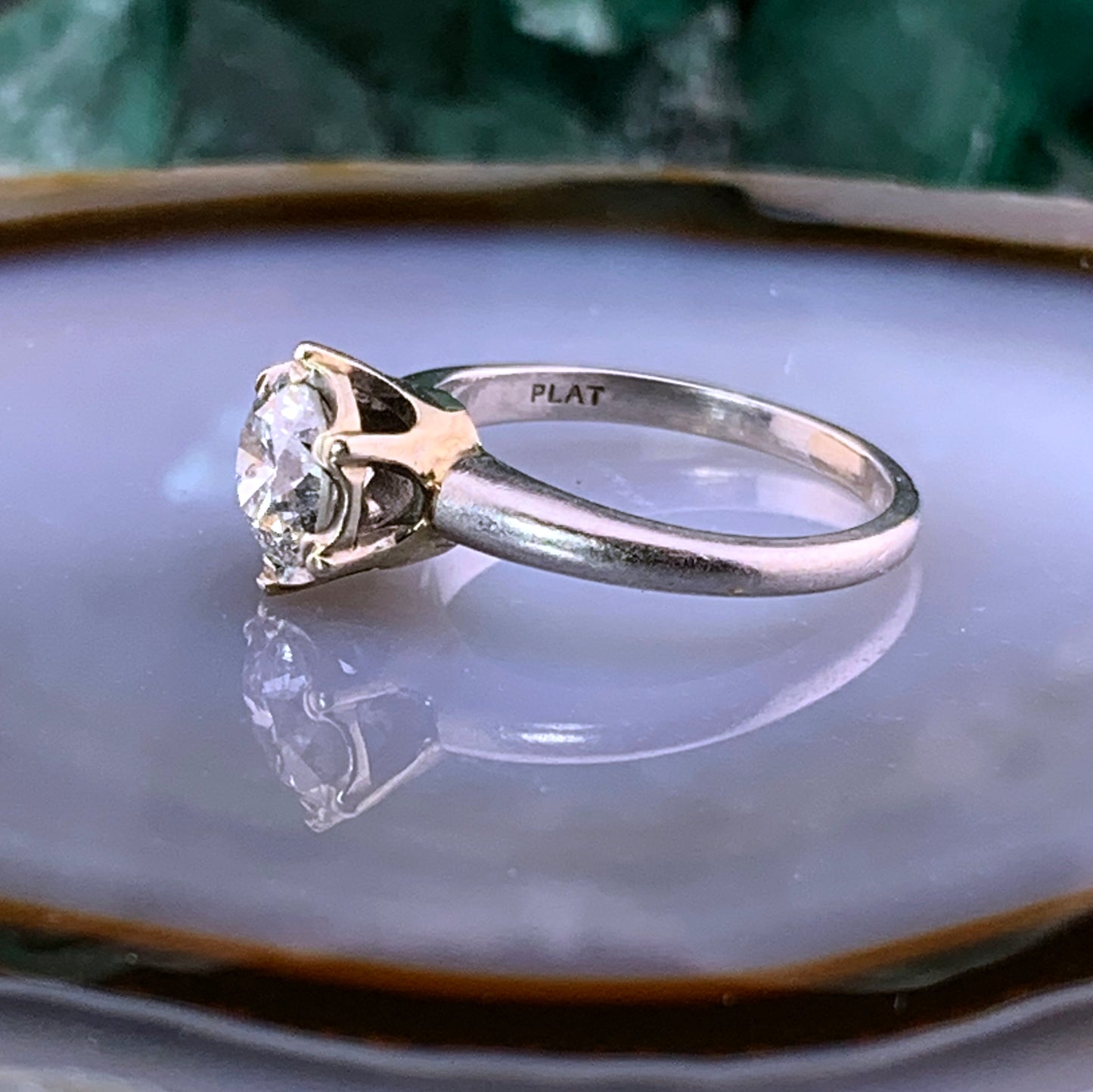 Classic Platinum & Diamond Solitaire Ring
