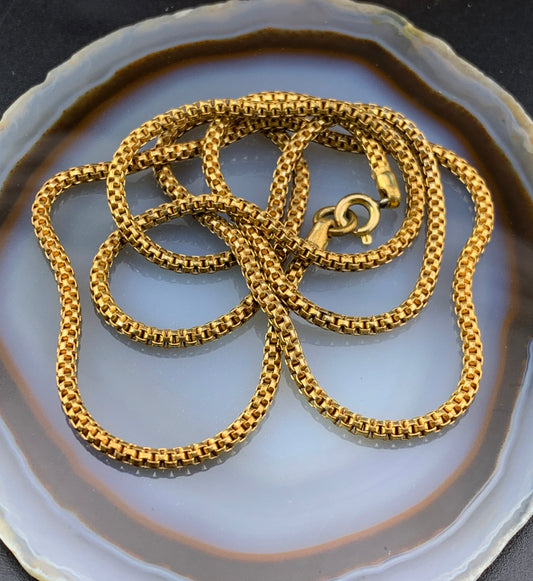 Vintage French Snake Chain in Vermeil