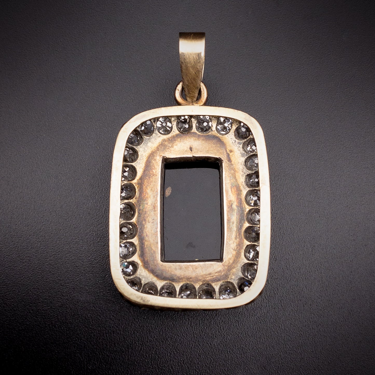Sold  Antique 14K, Diamond & Carved Carnelian Cameo Egyptian Revival Pendant K