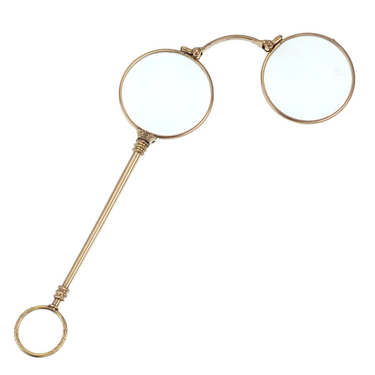 Antique Gold Filled Lorgnette Spectacles