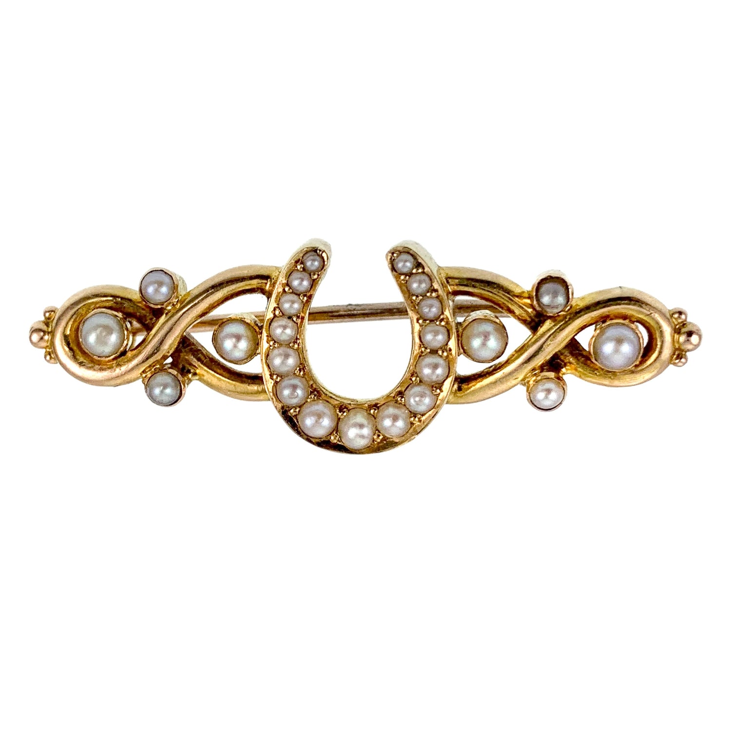 Antique horseshoe sale brooch