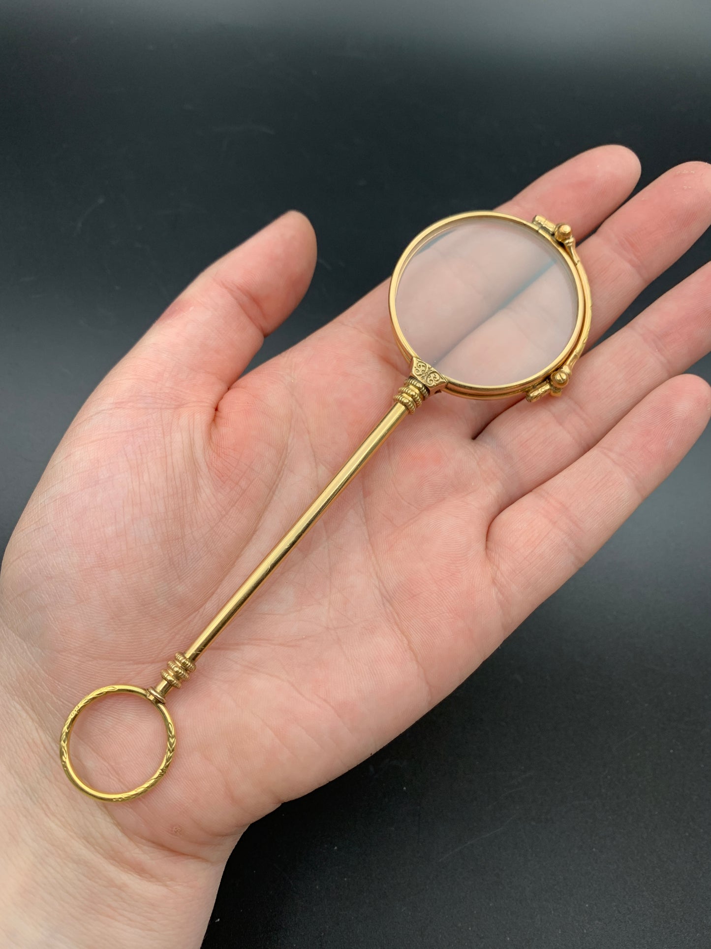 Antique Gold Filled Lorgnette Spectacles