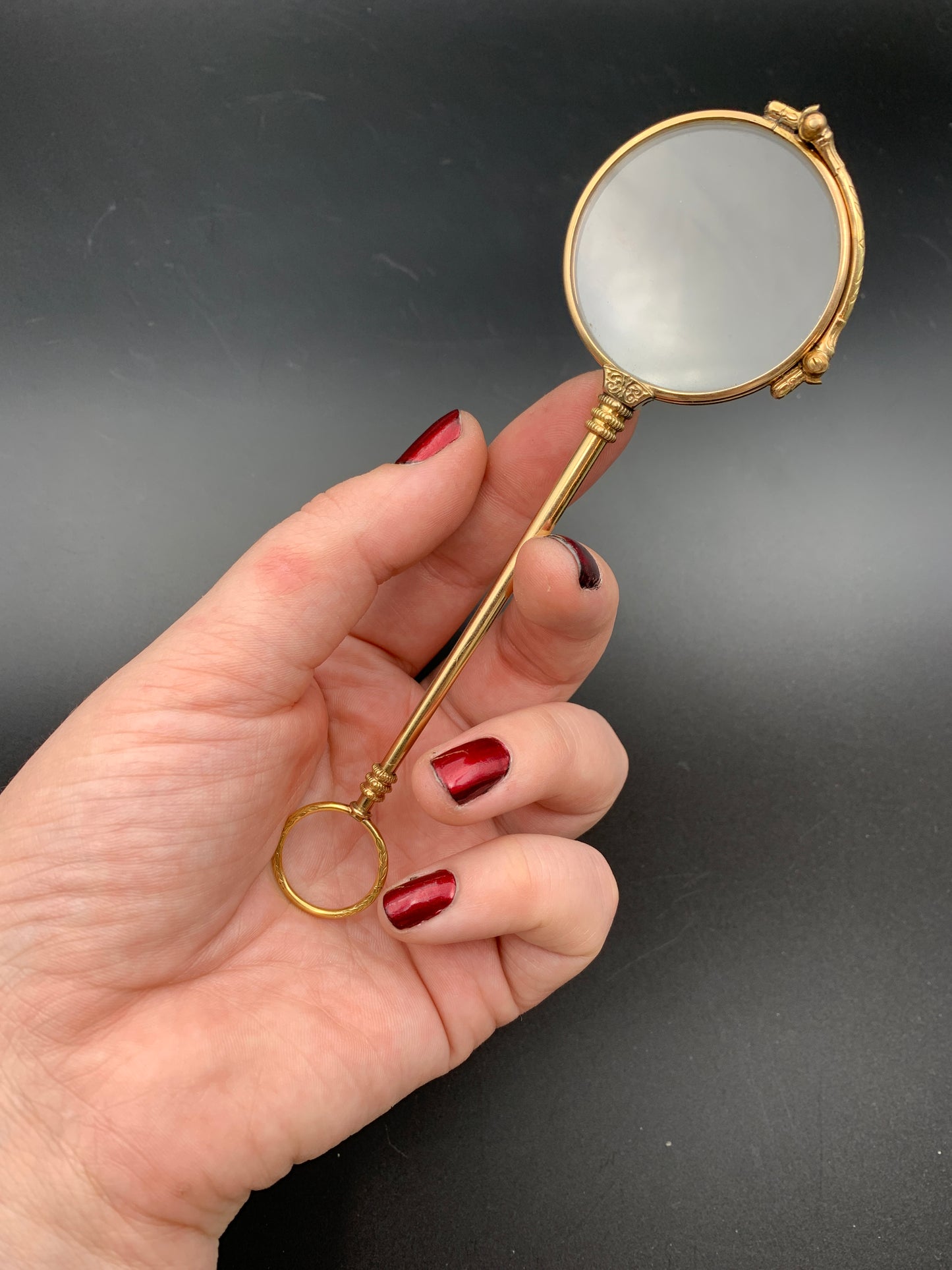 Antique Gold Filled Lorgnette Spectacles