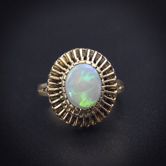 SOLD Vintage 14K & Opal Ring