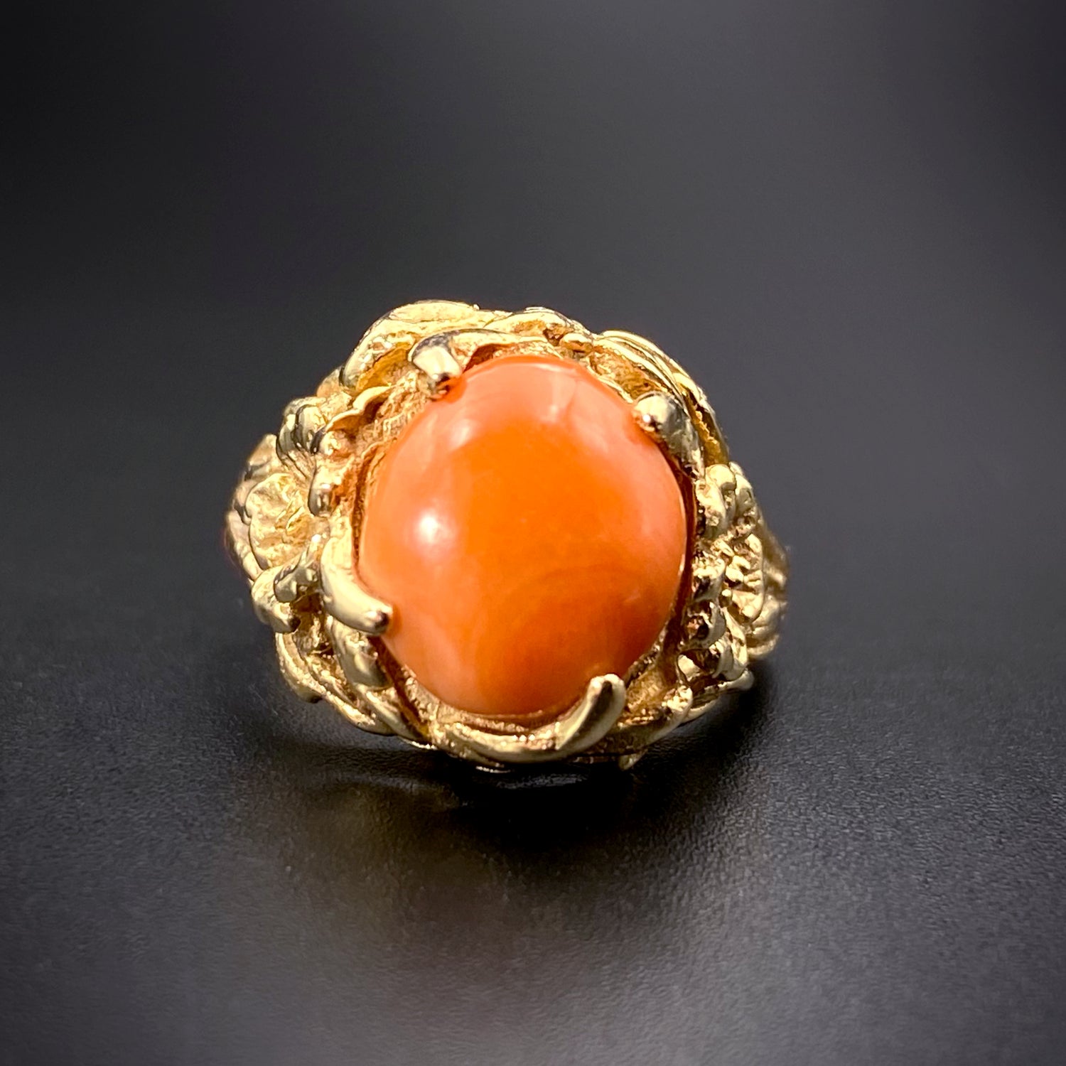 Antique discount coral rings